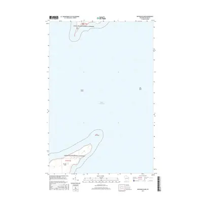 2015 Map of Michigan Island, 2015 Print