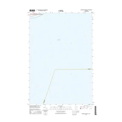 2015 Map of Michigan Island OE S, 2015 Print