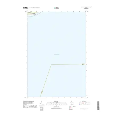 2018 Map of Michigan Island OE S, 2018 Print