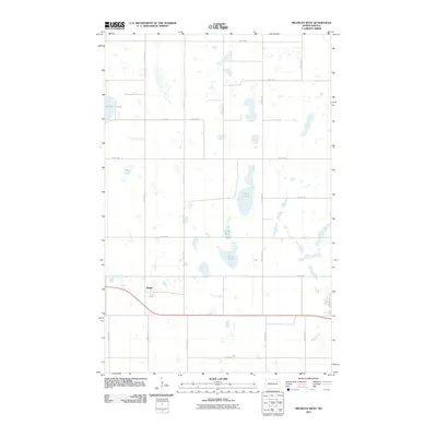 2011 Map of Michigan West, 2011 Print