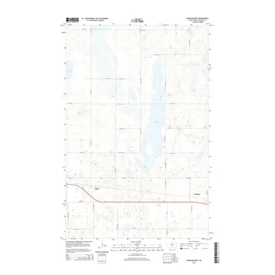 2014 Map of Michigan West, 2014 Print