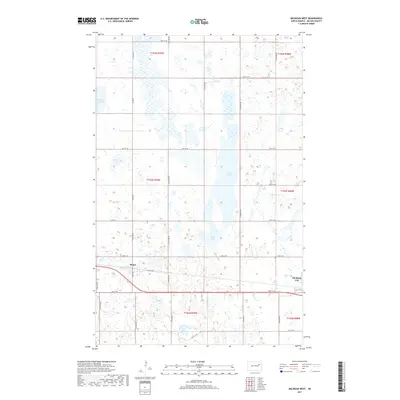 2017 Map of Michigan West, 2017 Print