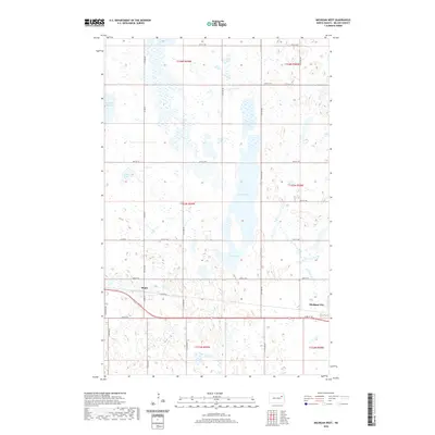 2020 Map of Michigan West, 2020 Print