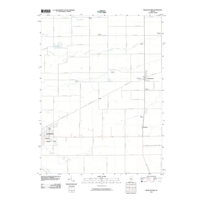 2010 Map of Michigantown, 2010 Print