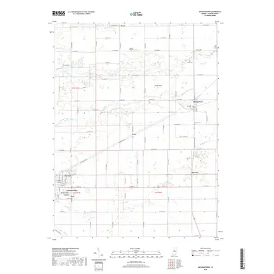 2019 Map of Michigantown, 2019 Print