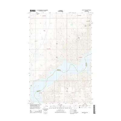 2014 Map of Mickey Butte, 2014 Print