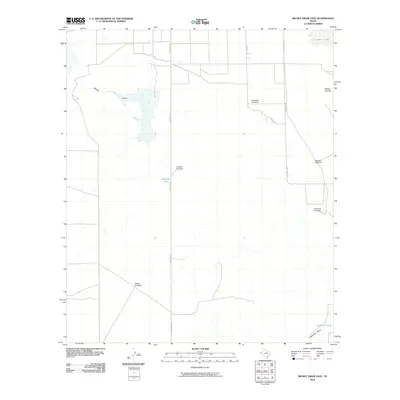 2010 Map of Mickey Draw East, 2010 Print