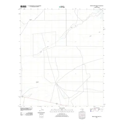 2010 Map of Mickey Draw West, 2010 Print