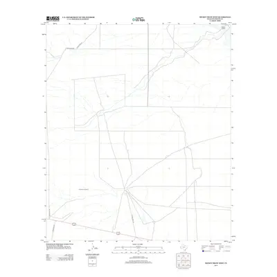 2013 Map of Mickey Draw West, 2013 Print