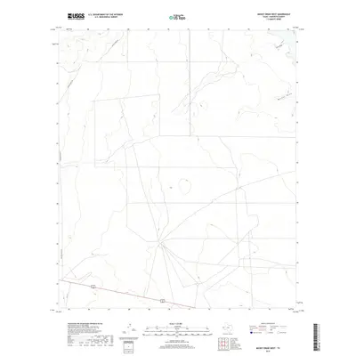 2019 Map of Mickey Draw West, 2019 Print