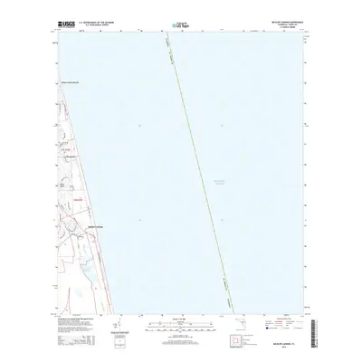 2015 Map of Mickler Landing, 2015 Print