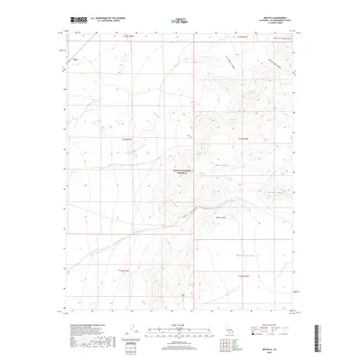 2018 Map of Mid Hills, 2018 Print
