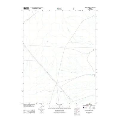 2012 Map of Midas Spring, 2012 Print