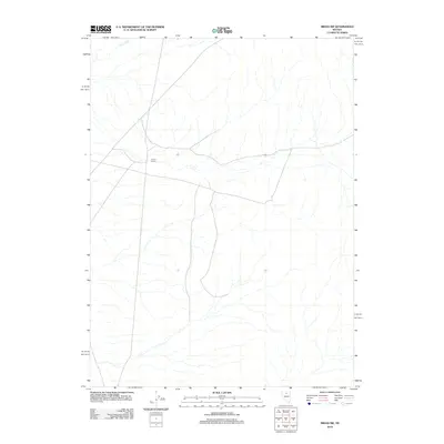 2012 Map of Midas SW, 2012 Print