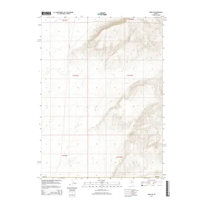 2014 Map of Midas SW, 2014 Print