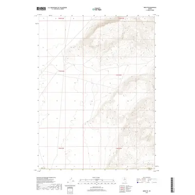 2018 Map of Midas SW, 2018 Print