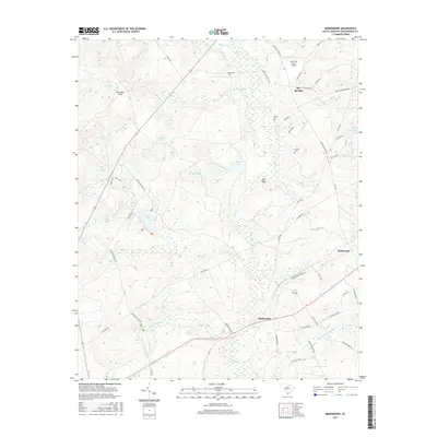 2017 Map of Middendorf, 2017 Print