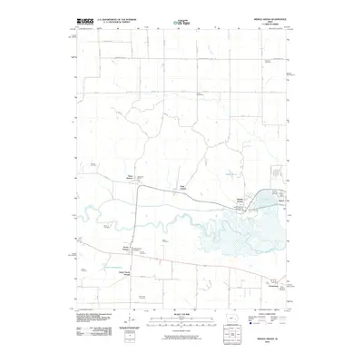 2010 Map of Middle Amana, 2010 Print