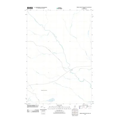 2011 Map of Middle Brook Mountain, 2011 Print