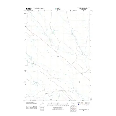2012 Map of Middle Creek Butte, 2012 Print