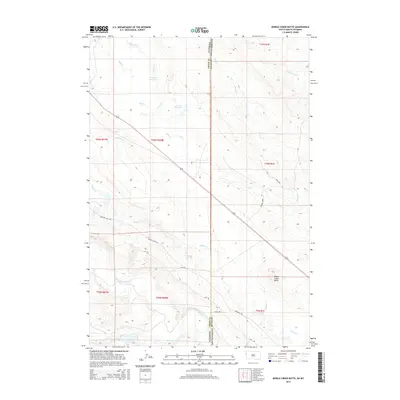 2015 Map of Middle Creek Butte, 2015 Print