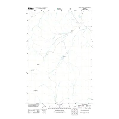 2011 Map of Middle Creek Lake, 2011 Print