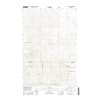 2014 Map of Middle Creek Lake, 2014 Print