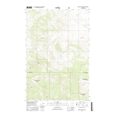 2017 Map of Middle Creek Lake, 2017 Print
