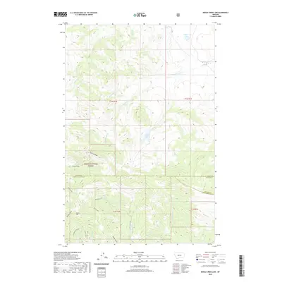2020 Map of Middle Creek Lake, 2020 Print