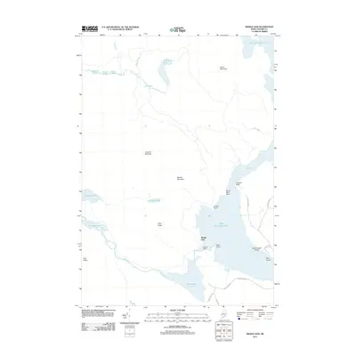 2011 Map of Middle Dam, 2011 Print