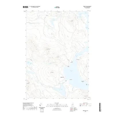 2021 Map of Middle Dam, 2021 Print
