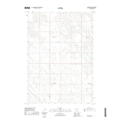 2017 Map of Middle Draw, 2017 Print