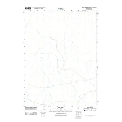 2012 Map of Middle Draw Reservoir, 2012 Print