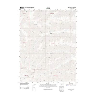 2013 Map of Middle Dry Fork, 2013 Print
