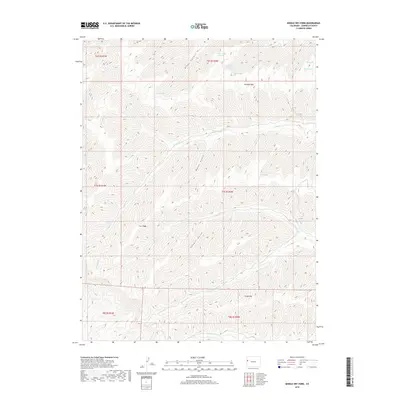 2019 Map of Middle Dry Fork, 2019 Print