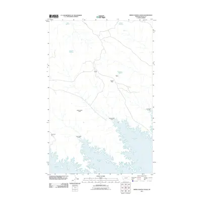 2011 Map of Middle Eighth Coulee, 2011 Print