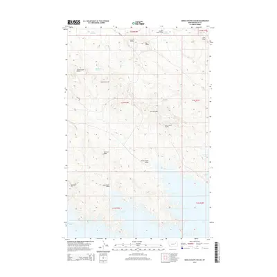 2014 Map of Middle Eighth Coulee, 2014 Print