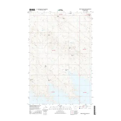 2017 Map of Middle Eighth Coulee, 2017 Print