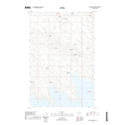 2020 Map of Middle Eighth Coulee, 2020 Print