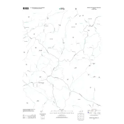 2013 Map of Middle Fox Creek, 2013 Print