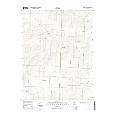 2014 Map of Middle Grove, 2014 Print