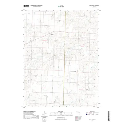 2017 Map of Middle Grove, 2017 Print