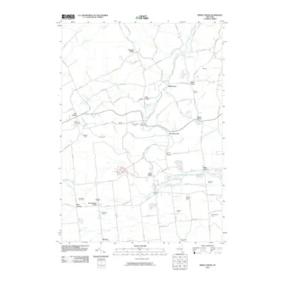 2010 Map of Middle Grove, 2010 Print