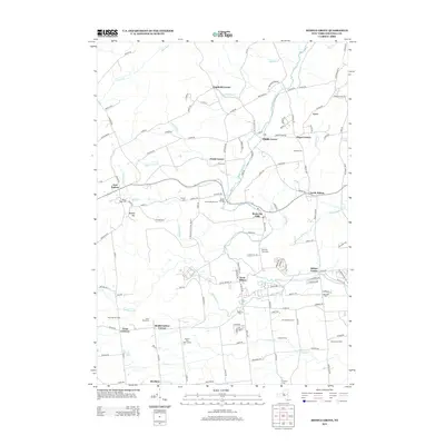 2013 Map of Middle Grove, 2013 Print