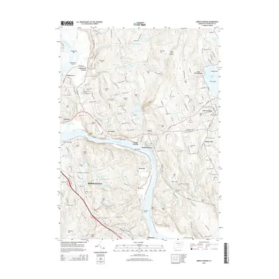 2015 Map of Middle Haddam, 2015 Print