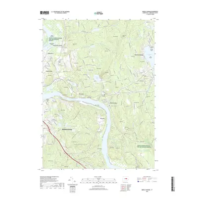 2018 Map of Middle Haddam, 2018 Print