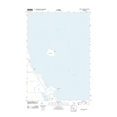 2011 Map of Middle Island, 2011 Print