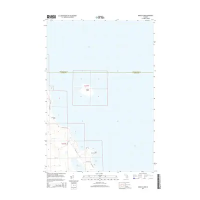 2014 Map of Middle Island, 2014 Print