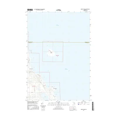 2017 Map of Middle Island, 2017 Print