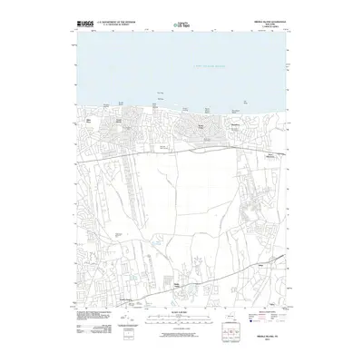 2010 Map of Middle Island, 2010 Print